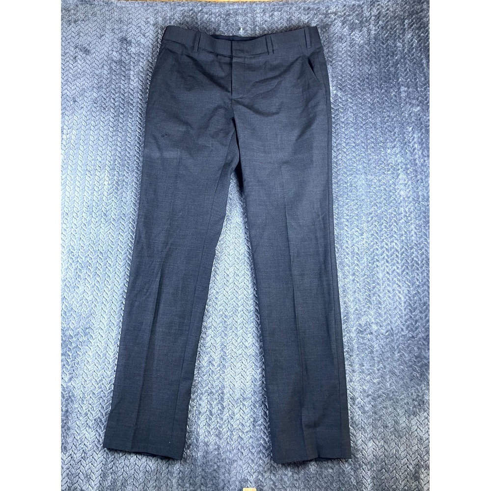 Millionaire Dress Pants Mens 34 Gray Straight Leg Office Formal Wear Business